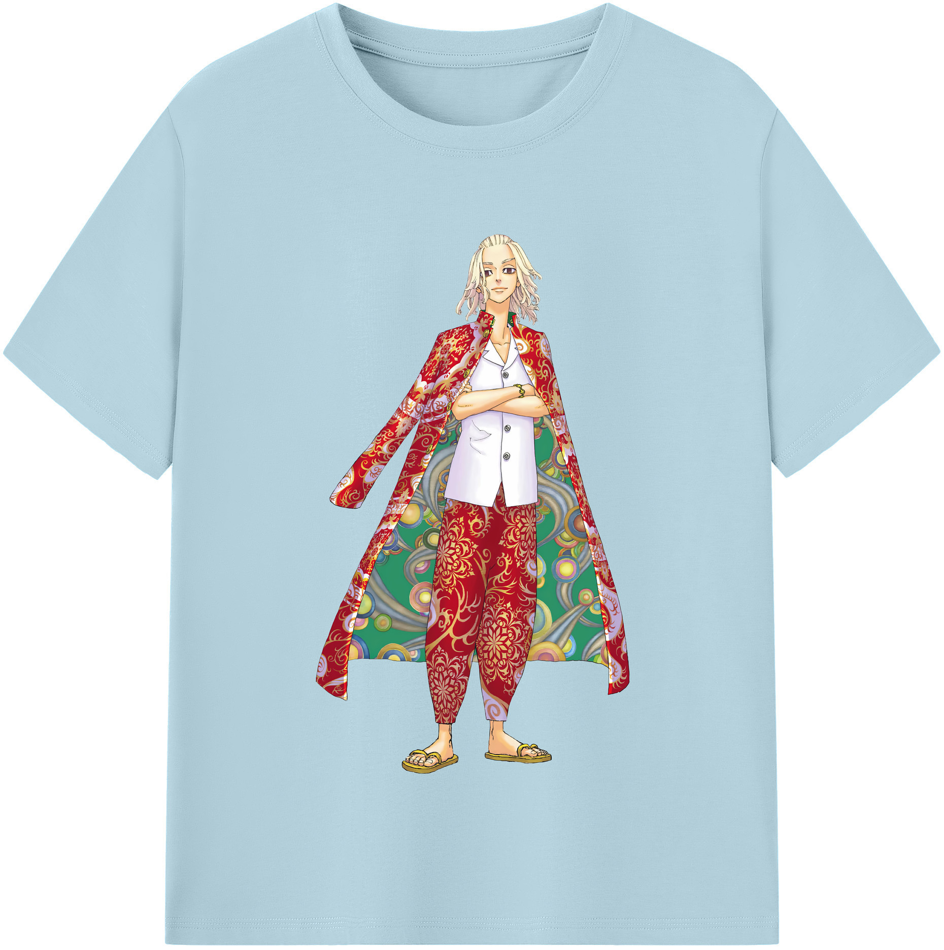 （画像用） 東京リベンジャーズ Tokyo Revengers 綿100％半袖Tシャツ（フロントプリント）